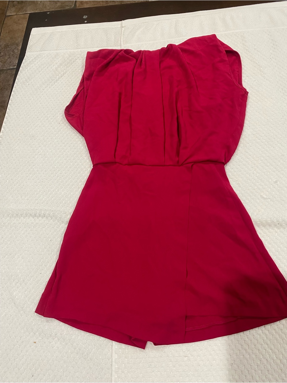 Women’s Red Sleeveless Romper